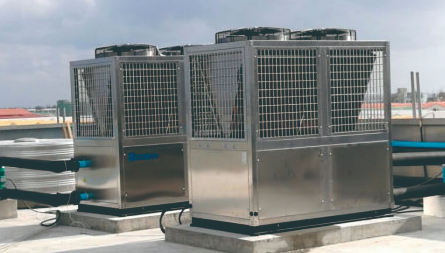 commercial air to water heat pump