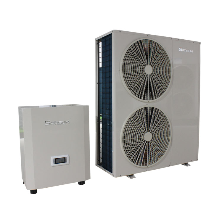 R410A Icefield-S Series - 16-18KW EVI DC Inverter Air to Water Low Temp Heat Pump - Split Type