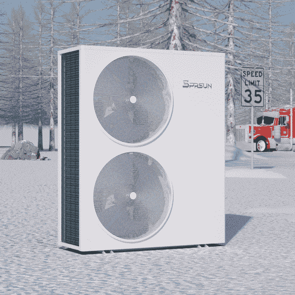 SPRSUN heat pump for cold climate
