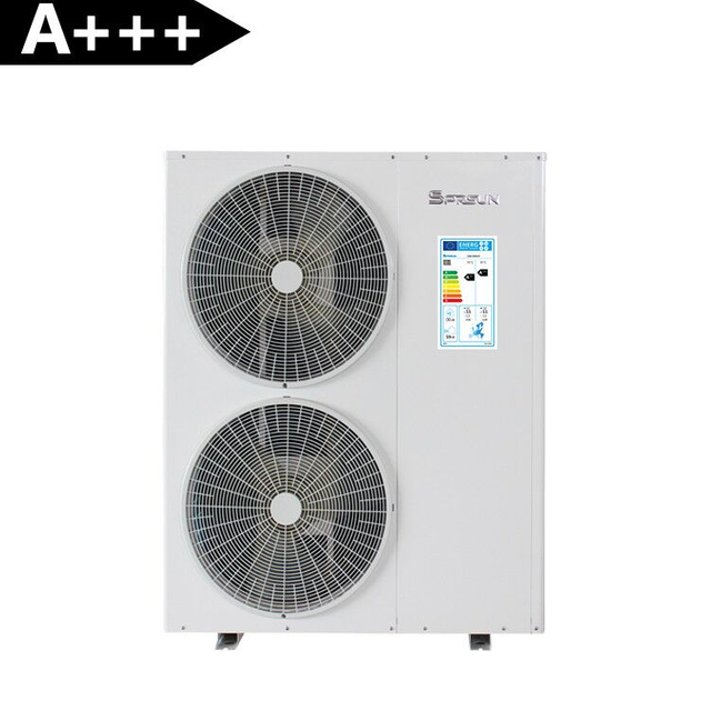 16-26KW A+++ DC Inverter Monoblock Air Source Heat Pump for Hot Water Home Heating Cooling 