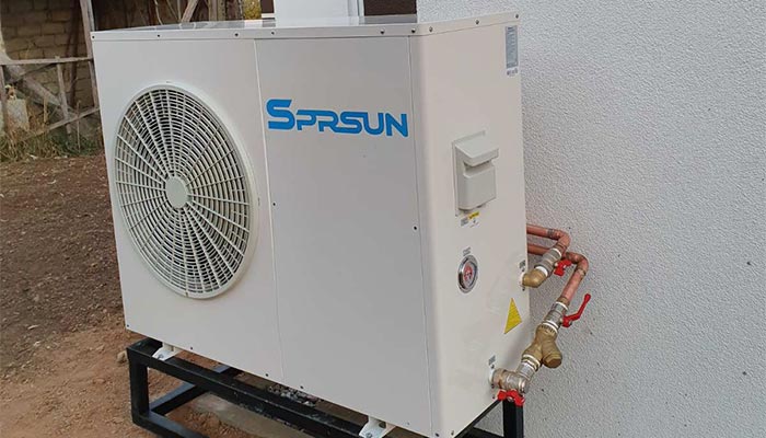 low noise inverter heat pump