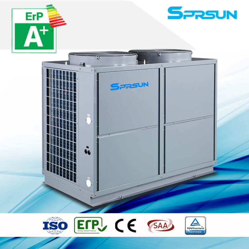 Combo Series - 28KW-40KW -25℃ EVI Air Source Heat Pump for Cold Weather Hot Water & Underfloor Heating 