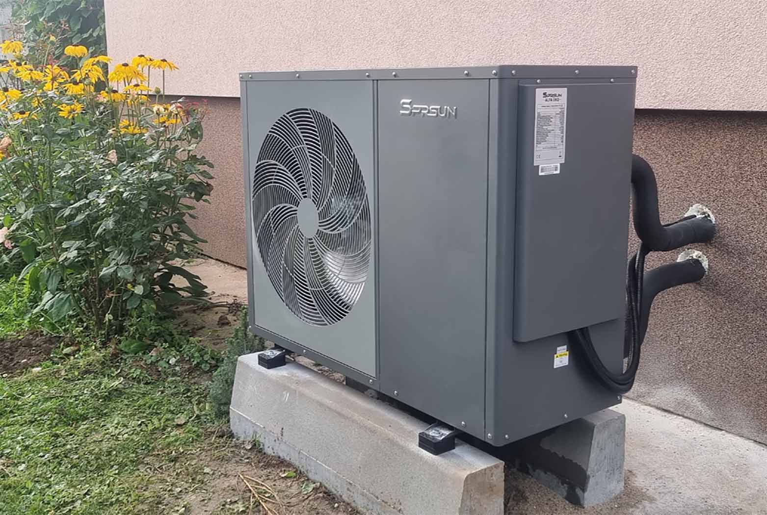 SPRSUN air source heat pump in Czech Republic