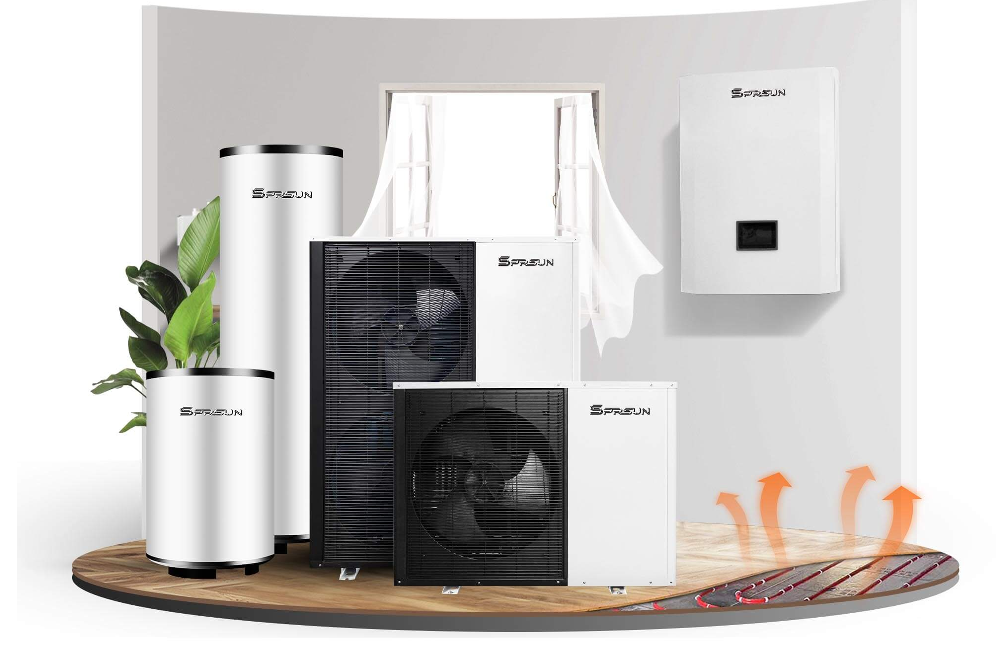 all-in-one heat pump