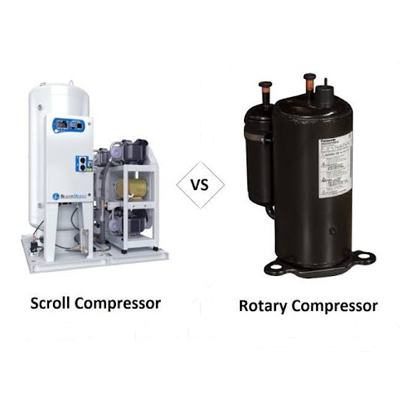 Scroll vs Rotary Compressor in HVAC