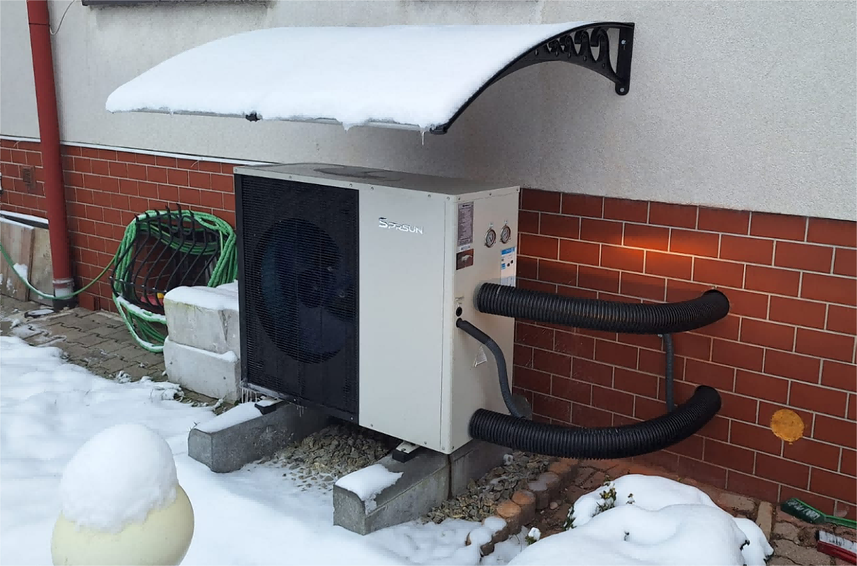 sprsun EVI cold climate heat pump