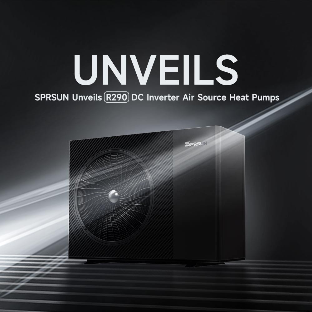 SPRSUN Unveils R290 DC Inverter Air Source Heat Pumps