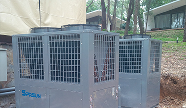 14KW-26KW -25℃ Monobloc EVI Air to Water Heat Pump for Cold Climate Heating  Cooling - SPRSUN Heat Pump Manufacturer