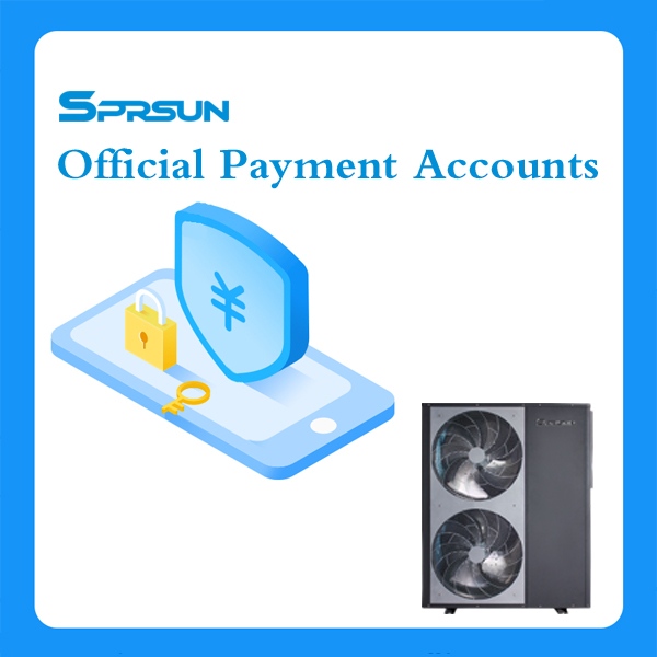 Warm Notice: SPRSUN Official Payment Accounts