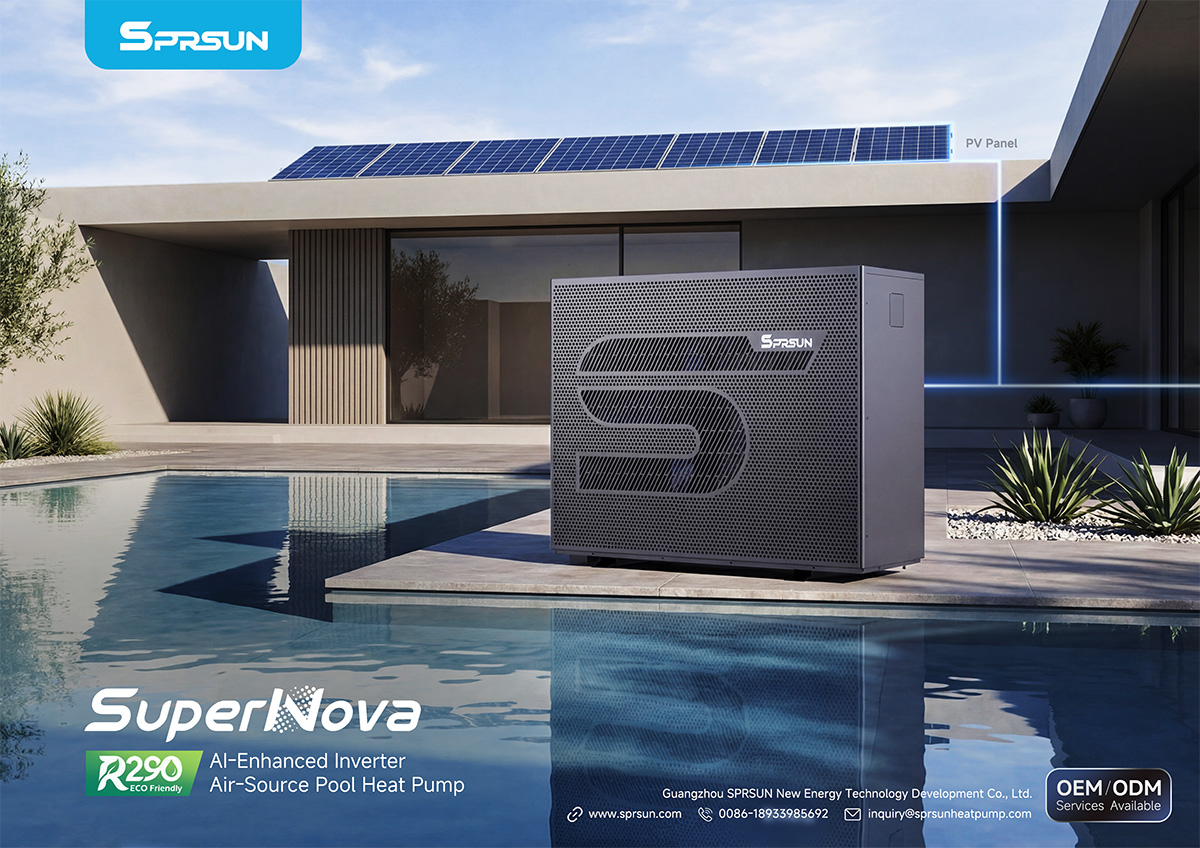 R290 swimming pool heat pump