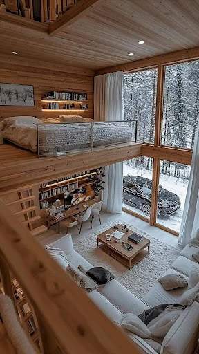 A Warm Wooden Cabin
