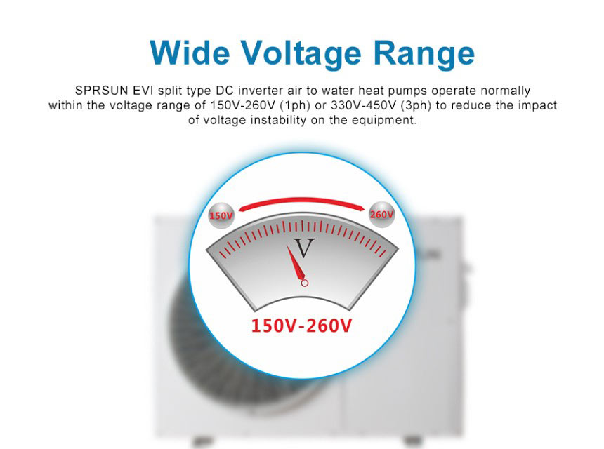 Wide Voltage DC Inverter Heat Pump