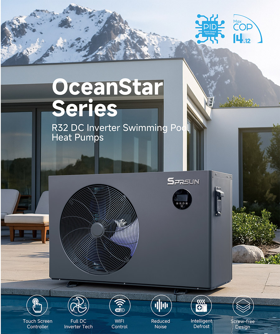 Ocean star series pool heat pump