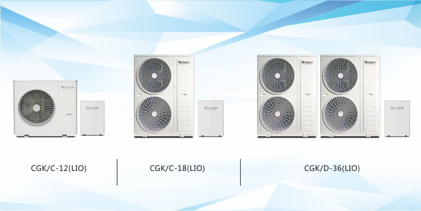 EVI Split Air Source Heat Pump Related Models