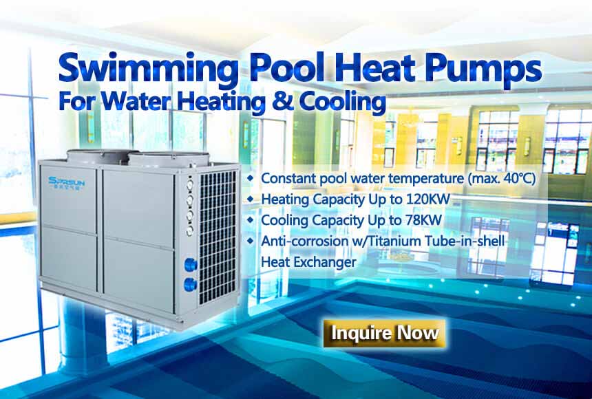 Air Source Swimming Pool Heat Pumps