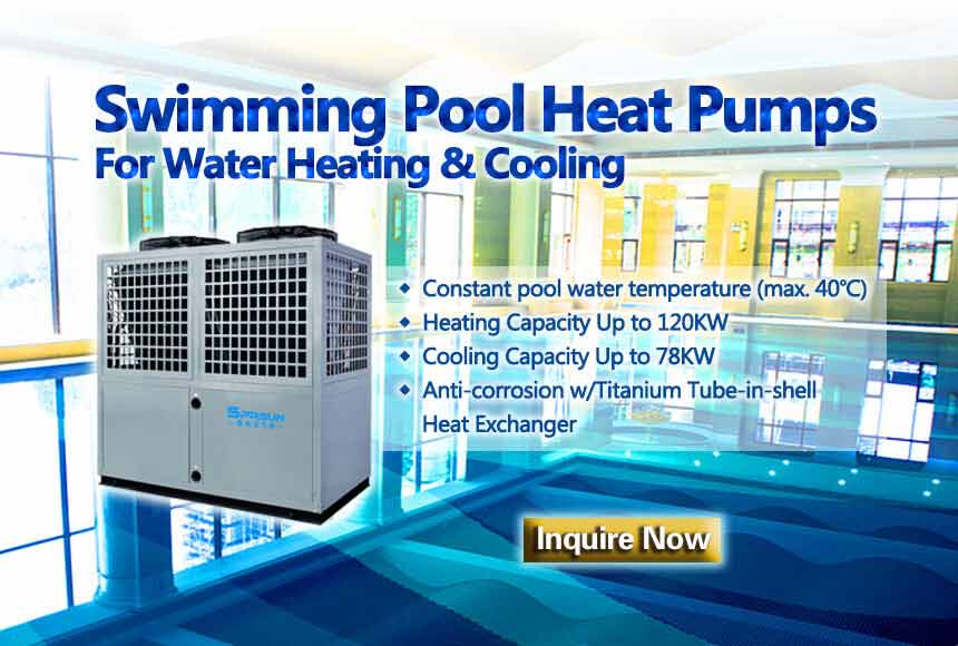 Swimming Pool Heat Pump Water Heaters and Coolers