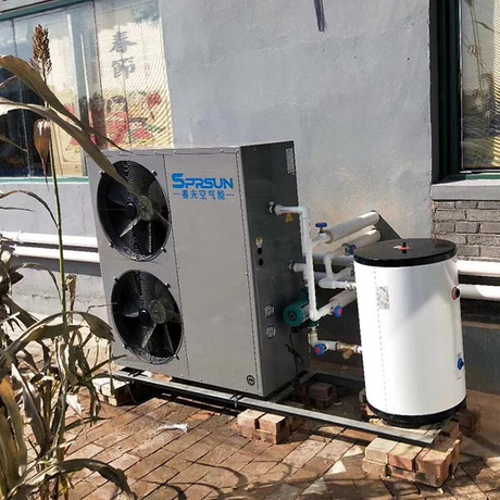 14KW-26KW -25℃ Monobloc EVI Air to Water Heat Pump for Cold Climate Heating  Cooling - SPRSUN Heat Pump Manufacturer