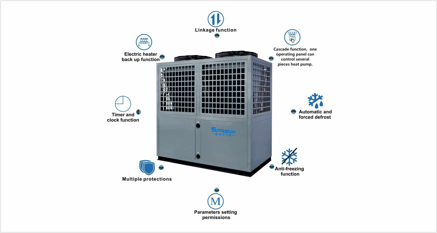 Technology Features of Air Source Hot Water Heat Pumps