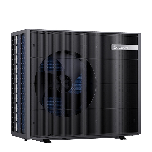 SPRSUN R290 lado da bomba de calor ar-&aacute;gua A+++ Greenery Evo series